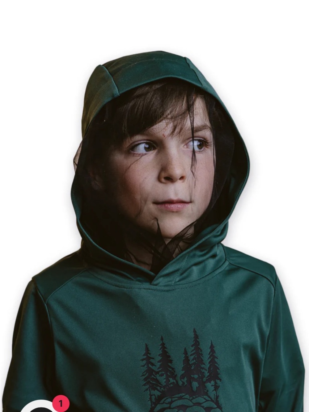 Connec Outdoors Royal blue hoodie with antimosquito net